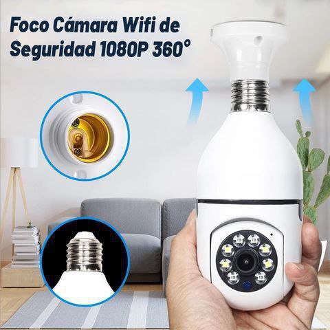 ÚLTIMAS 12 UNIDADES | CAMARA DE SEGURIDAD 360° FULL HD VISION NOCTURNA+3 REGALOS