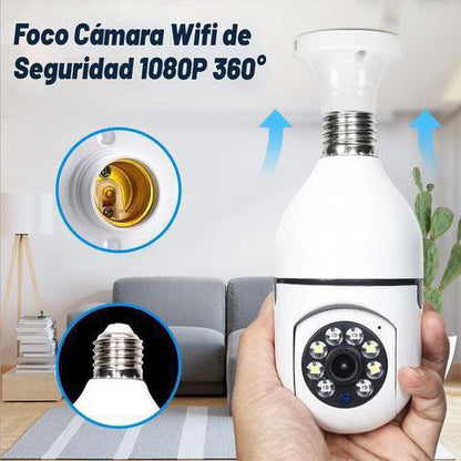 ÚLTIMAS 12 UNIDADES | CAMARA DE SEGURIDAD 360° FULL HD VISION NOCTURNA+3 REGALOS
