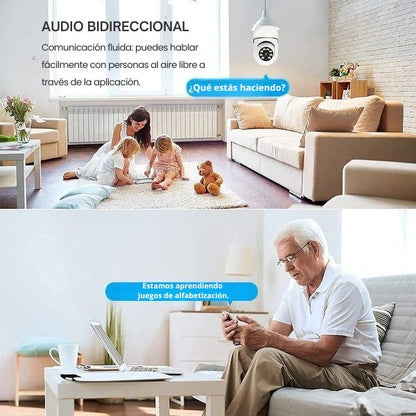 ÚLTIMAS 12 UNIDADES | CAMARA DE SEGURIDAD 360° FULL HD VISION NOCTURNA+3 REGALOS