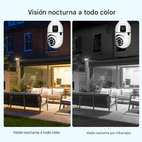 ÚLTIMAS 12 UNIDADES | CAMARA DE SEGURIDAD 360° FULL HD VISION NOCTURNA+3 REGALOS